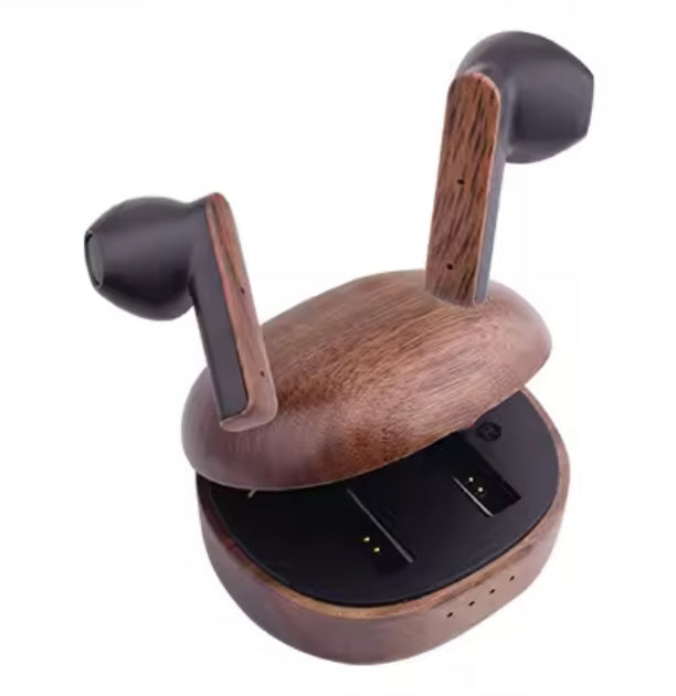 ＜完全受注生産＞天然木製ワイヤレスイヤホン『woodpods』