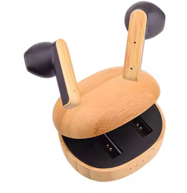 ＜完全受注生産＞天然木製ワイヤレスイヤホン『woodpods』