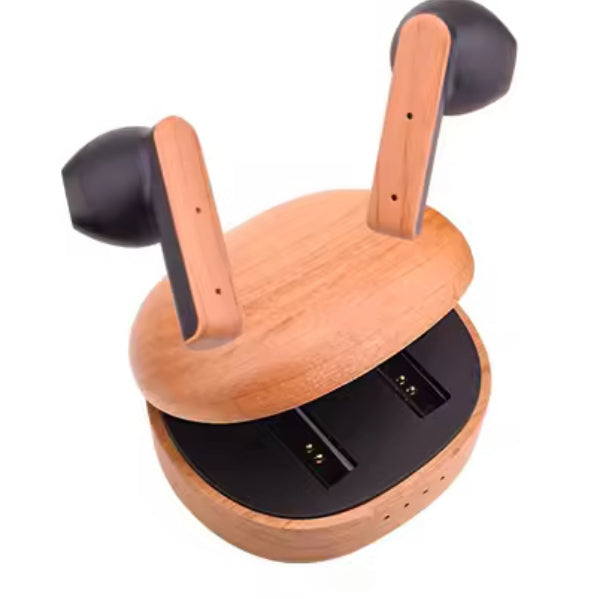 ＜完全受注生産＞天然木製ワイヤレスイヤホン『woodpods』