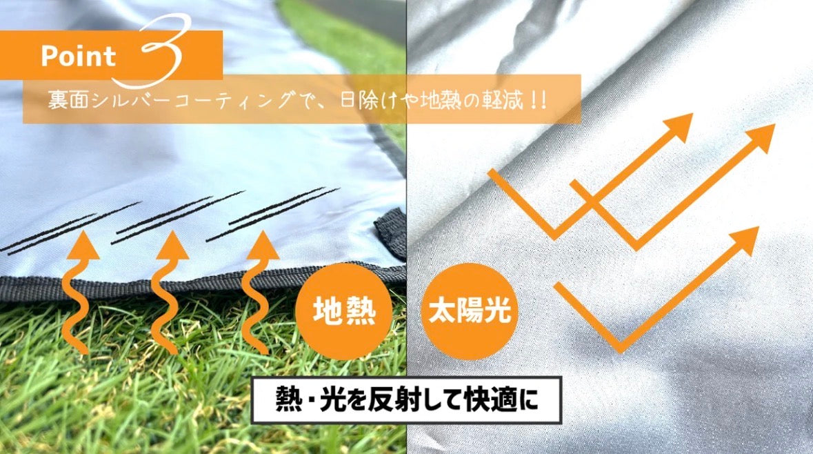 【なんと3m×2.9m！】さらにどデカくパワーアップした『ドデカレジャーシート』
